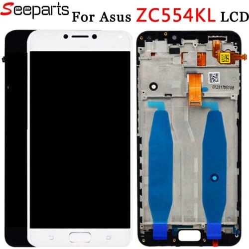 NEW For ASUS Zenfone 4 Max ZC554KL LCD Display Touch Screen Digitizer Assembly With Frame Replacement For ASUS ZC554KL LCD