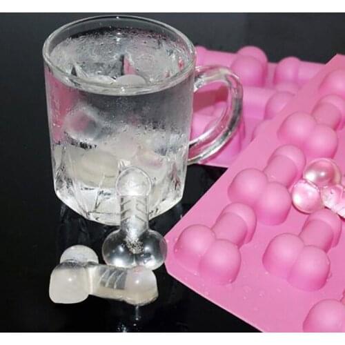Sexy Penis Cake Mold Dick Ice Cube Tray Silicone Mold Soap Candle Moulds Sugar Craft Tools Bakeware Chocolate Moulds Gadgets