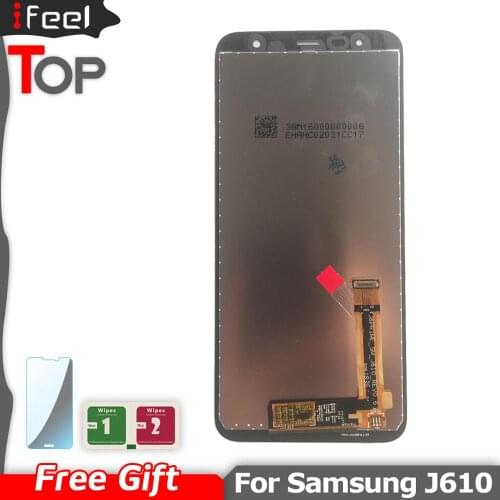 6.0 inch Super Amoled LCDS For Samsung J6+ 2018 J610F SM-J610FN LCD Display + Touch Screen Module For Samsung J610 LCD Screen