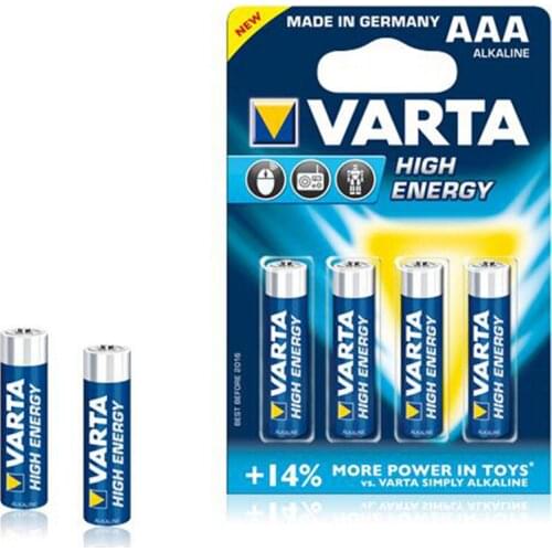 Battery Varta LR03 1,5 V AAA High Energy (4 pcs) Blue
