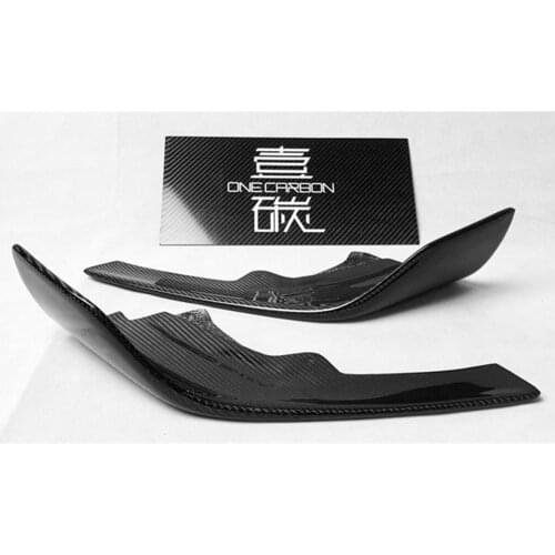 Bumper Lip Wrap Angle Splitters For BMW 2 Series M2 2014 2015 2016 2017 2018 2019 Car Universal 2pcs Carbon Fiber 100% New