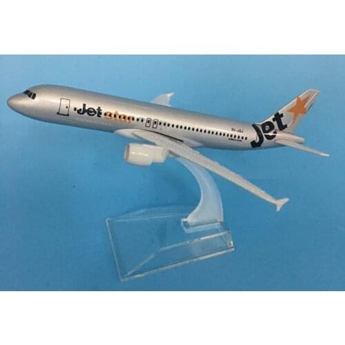 FREE SHIPPING 16CM A320 JETSTAR AIRWAYS METAL ALLOY MODEL PLANE AIRCRAFT MODEL TOY AIRPLANE BIRTHDAY GIFT TOYS FOR BOYS 040