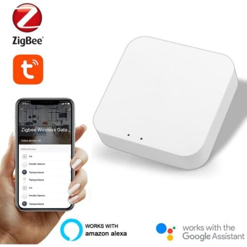 Tuya Zigbee 3.0 Wireless Intelligent Gateway Smart Gateway Central Control Host Smart Life APP Control Support Alexa Assistant