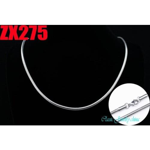 100 meters stainless steel necklace 3.2mm round snake chain fashion mens women jewelry chains ZX275