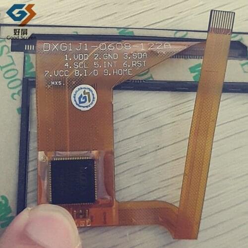 Black 12.2 Inch touch screen for DXG1J1-0608-122A Capacitive touch screen panel repair and replacement parts