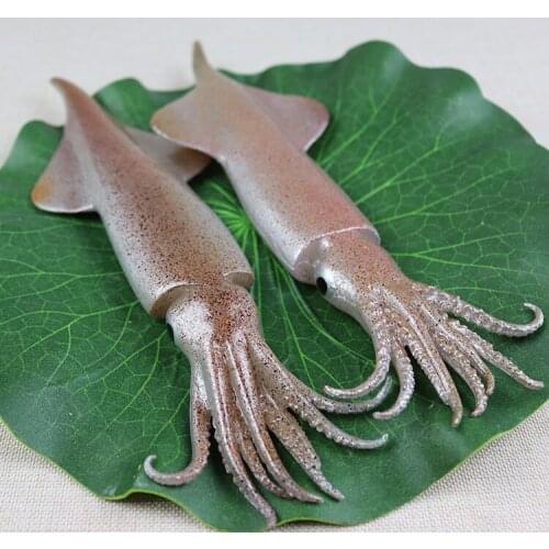Artificial Squid Mold Restaurant Show Window Display Simulation Seafood Squid for Movie Photo Photography Props Artificial Foods
