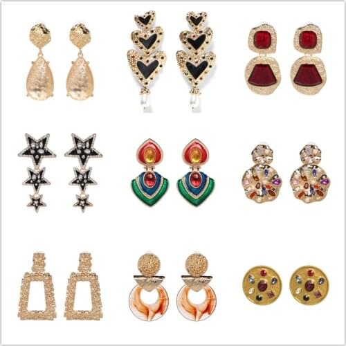 Juran Earrings With Stones