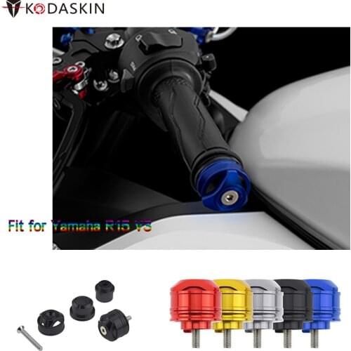 Kodaskin For Yamaha R15 V3 YZF r15 v3 Aluminum Handle Bar End Plug Hand Block