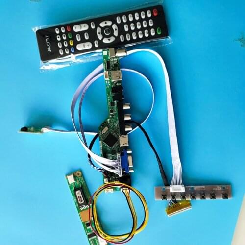 Kit for LP141WP1 TL Screen Audio 30pin 1 lamps Controller Board Display TV VGA HDMI USB AV 1440x900 Panel Remote LED LVDS 14.1"