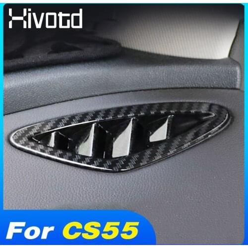 Hivotd Air Outlet Vent Cover Air Conditioning Frame Trim Interior Accessories Auto Decoration Parts For Changan CS55 2017-2020