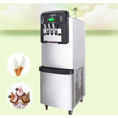 New Ice Cream Making Machine Commercial Fully Automatic With Precooling System Stainless Steel Sweet Cone Ice Cream Machine