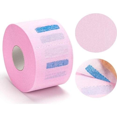 Disposable Barber Paper Neck Strips 5 Rolls 500 Strips Stretchy Paper Neck Band