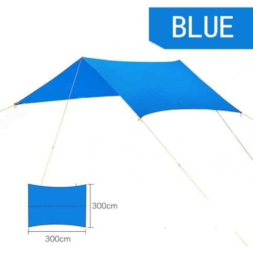 Beach Outdoor Portable Hammock Awning Hanging Tent Wear-resisting Large Multi-functional Mat Folding UV Proof Waterproof