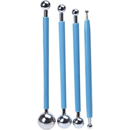 Professional DIY Stainless Steel Polymer Clay Tools Tool Sculpture Tools Toys For Clay Carving Molding Ball Stylus Sticks