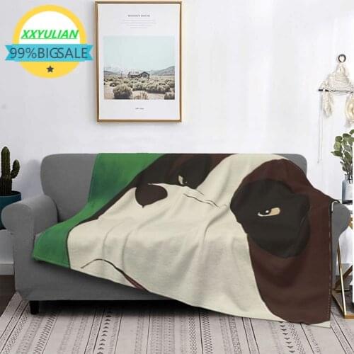 Heidi Dog Blnkets Flnnel Decortion niml Cute Portble Super Wrm Throw Blnkets for Bed Bedroom Quilt