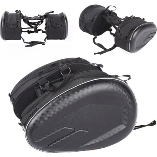 Universal Motorcycle Capacity Multi-Use Luggage Saddle Bag Waterproof Racing Race Moto Helmet Travel Bags Suitcase
