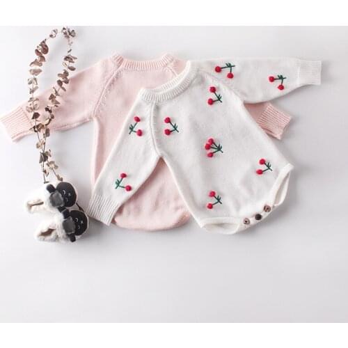 WYNNE GADIS Knitted Bodysuits For Babies