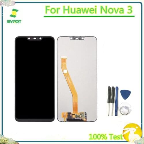 LCD Screen For Nova 3i 6.3'' Touch Screen LCD Display Digitizer Assembly For Huawei Nova 3 Nova 3i PAR-TL20 PAR-AL00 PAR-LX9