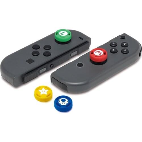 2018 Thumb Stick Caps For NS Switch Joy -Cons controller Joystick Analog Caps (set of 4) Free shipping
