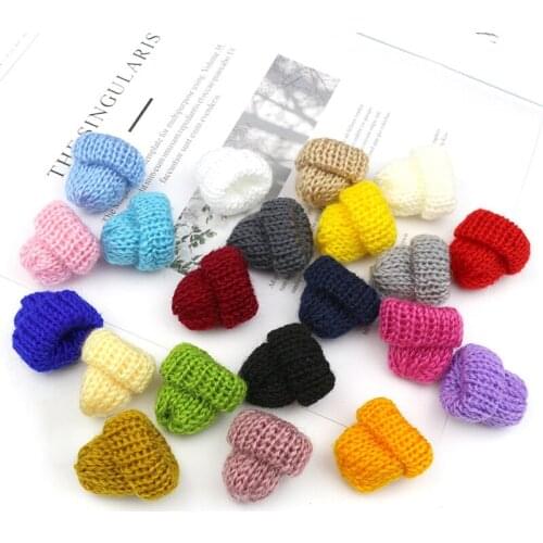 30Pcs 35mm Korean Version Of The Mini Hat DIY Craft Supplie Headwear Garment Doll Toy Decortion Kids Scrapbooking Art Small Caps