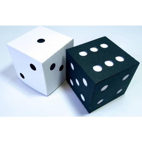 3D dice metal cutting dies cut die mold 2021 new original dice hat frame Scrapbook paper craft knife mould blade punch stencil