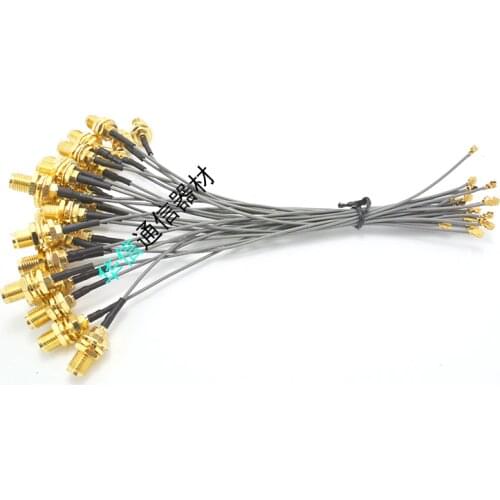 5pcs/lot IPEX turn SMA female head UFL turn SMA connector line welded IPX line L=20CM
