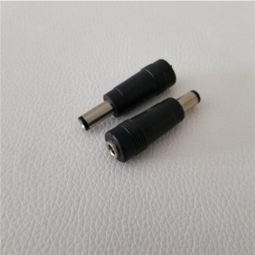DC 3.5*1.35mm Female to DC 5.5*2.1mm Male Adapter Power Supply Converter Jack Plug Black
