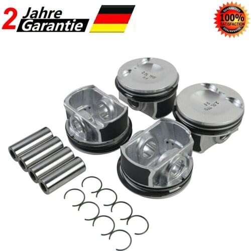 AP01 06H107065BE 06H107065AM Set of 4pcs Pistons 21mm For Audi VW Seat A3 Golf Passat 2.0 TFSI TSI CCZA CCZB
