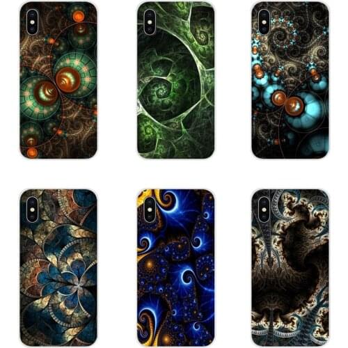 For Huawei Honor 4C 5C 6X 7 7A 7C 8 9 10 8C 8S 8X 9X 10I 20 Lite Pro Accessories Phone Shell Covers Fractal Art