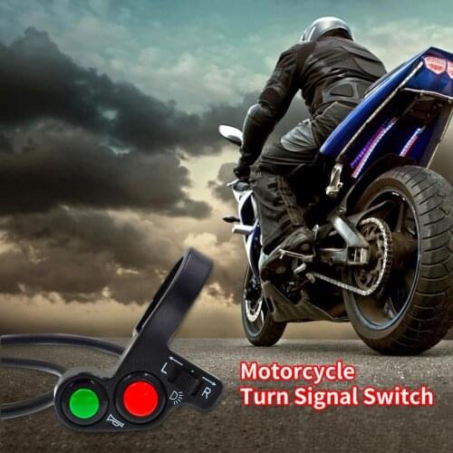 HOT SALE Motorcycle Electric Bike/Scooter Light Turn Signal&Horn Switch ON/OFF Button W/Red Green Buttons 22mm Dia Handlebars