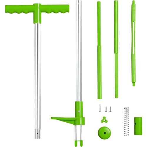 Stand Up Weed Remover Tool Manual Standing Root Remover with 3 Claws & Twist Handle for Garden Lawn JDH88