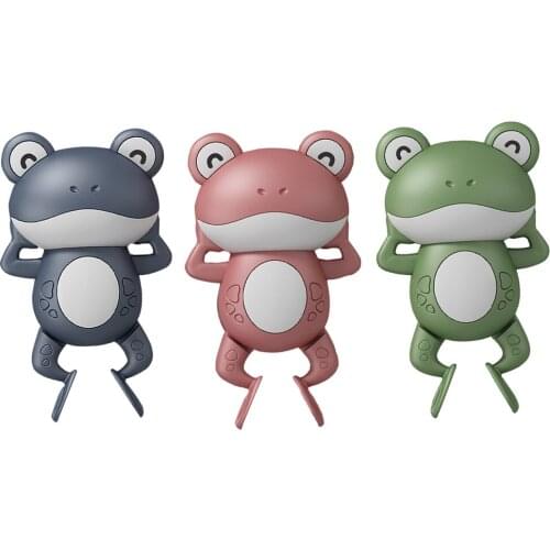 Creative Bath Toys Wind Up Swim Frog Floating Bathtub Toys Gift Party Favors