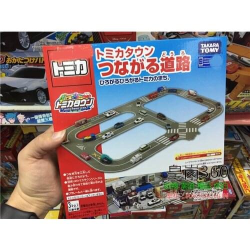 Tomy Town Car Model Building Facilities Supporting The Road Road Road Assembly Road Scene Toy Accessories