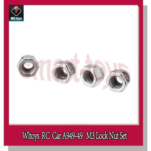 WLtoys A949 M3 Nut Sets A949-49 M3 Lock Nuts for Wltoys A949 A959 A969 A979 RC Car Parts
