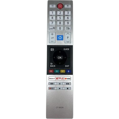 NEW Replacement For Toshiba TV NETFLIX Youtube Rakuten Remote Control CT-8543 CT-8528 CT-8533 RC42151P CT-8517 CT-8536