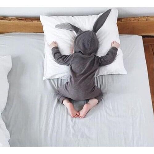 New Spring Autumn Baby Rompers Cute Cartoon Rabbit Infant Girl Boy Jumpers Kids Baby Outfits Clothes