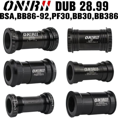 ONIRII DUB Bicycles Bottom Bracket, 28.99 mm BB Sealed Bearing for Road MTB Bike SRAM DUB-BSA BB86-92 PF30 BB30 BB386 Parts New