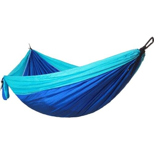 Portable Outdoor Camping Riding Hammock Double Person Travel Ultralight Picnic Garden Hanging Bed Hamaca Swing Chair