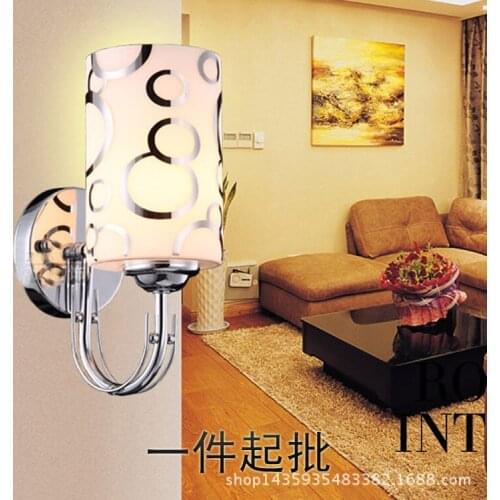 Postmodern crystal wall lamp gold wall sconce lights AC110V 220V fashion luxury lustre living room bedroom light fixtures