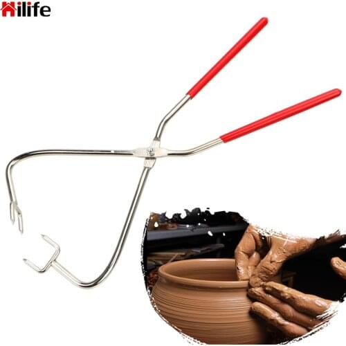 Hand Tool Clay Sculpture Tools Ceramics Tool with Plastic Handle Pottery Clamp Pliers Stainless Steel