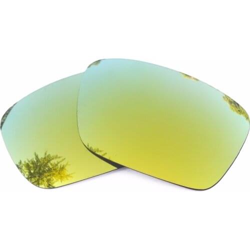 24K Gold Mirrored Polarized Replacement Lenses for Jury Sunglasses Frame 100% UVA & UVB