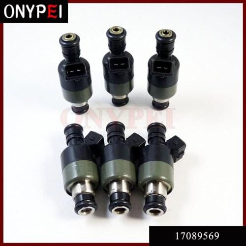6 pcs Fuel Injector 17089569 for Chevrolet 2.8 3.1 3.3 1985-1993