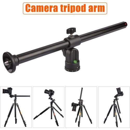 Rotatable Camera Tripod Boom Arm External Multi-Angle Center Column Extension Arm GDeals