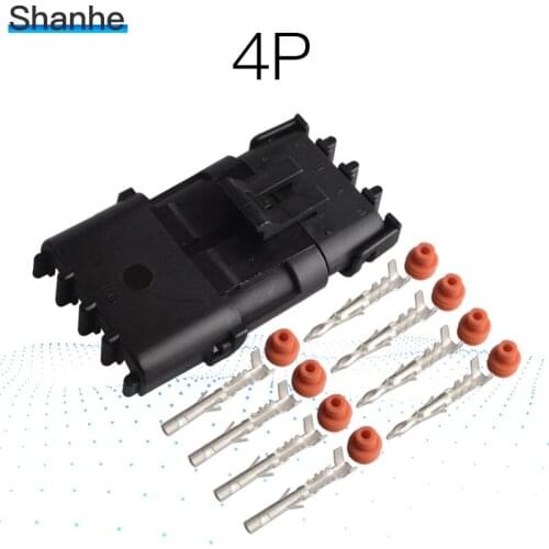 1set 4Pin Weather pack Weatherpack auto Waterproof Electrical Wire Cable Way Connector Plug