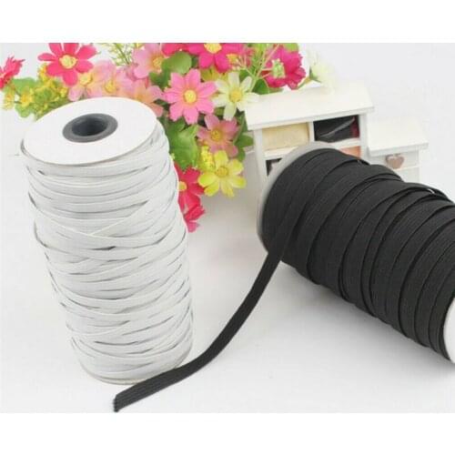125 Yards Length DIY Braided Elastic Band Cord Knit Band Sewing 1/8 1/6 1/4 inch f