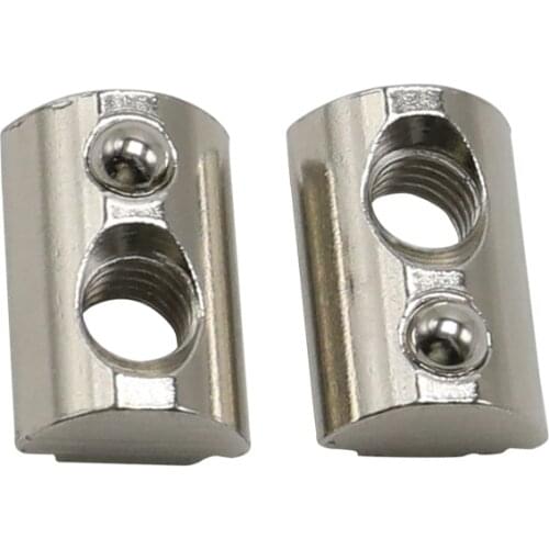 20/30/40/45 Series Aluminum Profile M3 M4 M5 M6 M8 Roll in Spring T-nut with Ball for Aluminum Extrusion with Profile