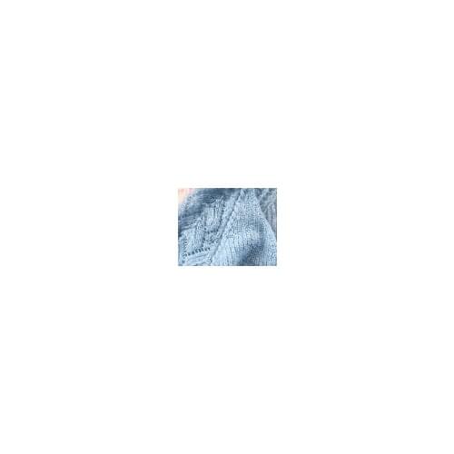2020 Early Autumn V-neck Mohair Sweater Lantern Sleeve Long Sleeve Loose