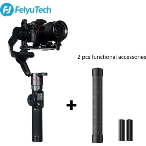 FeiyuTech AK2000 3-Axis Camera Stabilizer with Follow Focus Zoom for Sony Canon 5D Panasonic GH5/GH5S Nikon D850 2.8KG Payload
