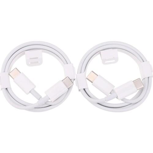 60W USB Type C to USBC Cable PD Fast Charger Wire For Samsung S20 Xiaomi Macbook iPad Type-C To 8 Pin Cord 15W for iPhone 500pcs