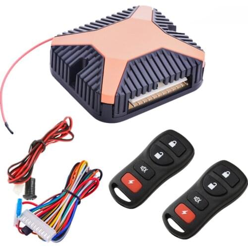12V Central Locking Remote Control Auto Parts Bloqueo Auto Automovil Cierre Centralizado Engine Keyless Start Stop Car Alarm